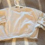 Talentless Cropped Dart Light Weight Crewneck Long Sleeve Photo 4