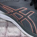 ASICS  Gray and Black Athletic Shoes with‎ Breathable Mesh Photo 2