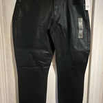 Gap NWT  black coated skinny jeans. Mid rise size 14. Christmas gift 🎁 Photo 0