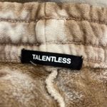 Talentless  Tiger Wash Mocha Jogger Sweatpants Size Small Photo 4
