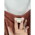 Aeropostale  Tiered Mini Babydoll Dress Women M Brown Western Cowgirl Cottagecore Photo 2