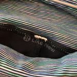 Lululemon Run: In The Sun Crop Deep Coal Wee Are From Space May Multi Black 4 Photo 2