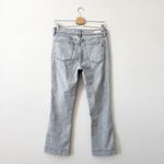 Articles of Society  London Crop High-Rise Kick Flare Flair Jeans Lanai in Grey Photo 4