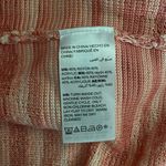 Chico's Size 0 US S Embroidered Striped Jacquard Cardigan Sweater Peach Photo 3