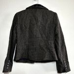 Sundance  Tweed Riding Jacket Wool Studded Plaid Blazer Pockets Gray Blue P4 NWT Photo 3