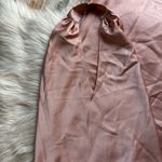 Show Me Your Mumu  Jasmine Halter Midi Dress In Rose Gold Luxe Satin Photo 7