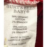 Burt’s Bees Baby Women's Red Thermal Long Sleeve Shirt Organic Cotton Size Large Photo 3