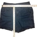 Aerie  Womens Black Elastic Band Cut Off Shorts Size Small Photo 2