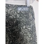 AG Adriano Goldschmied Anthropologie AG 26R High Rise Boho Black Velvet Paisley Pants Skinny Photo 7