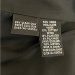 Ellen Tracy  Women Jacket 6P‎ Black Cream Geometric Print Wool Blend Artsy Career Photo 9