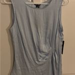 Nic+Zoe NWT  light blue faux wrap sleeveless top.‎ Size small. Photo 1