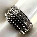 Silver tone rings Photo 0