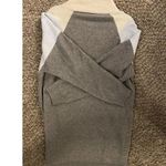 EXPRESS Casual Color Block Turtleneck Mini Sweater Dress Size Medium Photo 2