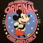 Disney NWT Mickey Mouse  Black Crop Top Juniors size L Photo 1