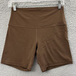 Lululemon  Align High Rise Shorts 6" Lava Cake Brown Athletic Biker Yoga Women 8 Photo 0