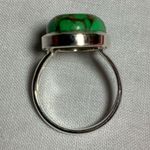 Green Copper Turquoise Ring in 925 SOLID Sterling Silver 7 Photo 11