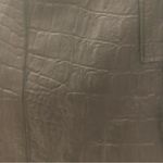 Black Croc Leather Pencil Skirt Sz 6 womens Tom K Nguyen 100% Leather Skirt sz 6 Photo 8