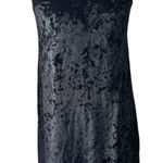 Victoria's Secret Victoria Secret 2017 black velour slip nightgown dress soft mini size XS Photo 0