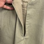 Essue  Women's‎ Olive Green Dress Mini Sundress Sleeveless Tie Back Boho Linen S Photo 7