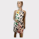 Milly  Brushstroke Sheath Racerback Dress Multi color‎ Size 2 Photo 1