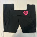 Victoria's Secret Y2K PINK  Bling foldover Waist Flare Yoga Pants Photo 3