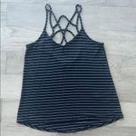 Hollister  Navy Blue White Stripes Strappy Tank Top Medium Photo 1