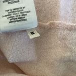 Michael Stars  for Anthropologie Pink Metallic Thread V Neck Quiet Luxury‎ Medium Photo 6