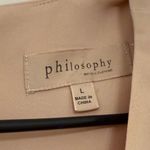 Philosophy Women’s Blush Pink Flowy Layered Dressy Tank Top Size L Photo 2