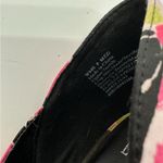 Elle “Jessica” Butterfly / Floral Black Pink Platform Y2K Wedge Heels - Size 8 Photo 3