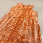 J. Jill Burnt Orange Tiered Maxi Dress Large Photo 9