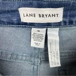 Lane Bryant  Crochet Edge Mid Rise Pedal Pusher Jeans Sz.18 Photo 8