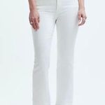 Madewell curvy kick out crop jean pure white no696 women size 30 Photo 0