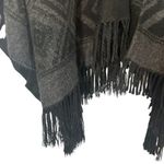 American Eagle  Outfitters Dark Gray Boho Fringe Trim Cardigan Women Sz OS Photo 3