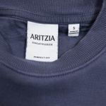 Aritzia  Sweatfleece Crewneck Sweatshirt Perfect Fit Slate Gray Size S Photo 1
