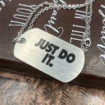 Nike Stainless Steel Dog Tag Necklace Streetwear Sportswear  Photo 1