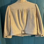 Anthropologie Idra Double Breasted Zip Jacket Blazer, Orange, Size 10 Photo 5