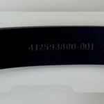 Ralph Lauren NWOT Authentic  Pebbled Black Faux Leather Belt Size S Photo 5