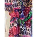 Xhilaration Women's Multicolor Sheer Elastic Waist Summer Swim Cover Up OSFM Photo 4