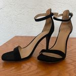 Material Girl Black Velvet High Heels  Photo 0