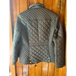 Charter Club ‎ Petite Quilted Jacket Gray Zip-Up Coat  Snap Buttons Size Petite S Photo 3