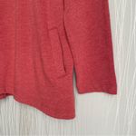 Soft Surroundings  Westminster Tunic Sweatshirt Top Cowl Neck Red Womens PM Photo 6