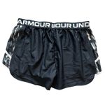 Under Armour  Womens Athletic Shorts Size Large Black Loose Fit Activewear Gym Photo 1