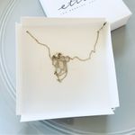 Ettika  Silver Chain Necklace Moon Thin Design Jewelry Fairy Whimsical NEW IN BOX Photo 4