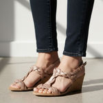 Donald Pliner Jooli Sandal Dusty Rose Size 9 NWOT Tan Photo 0