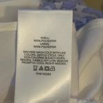 EXPRESS  blue paisley ruffled faux wrap high low hem dress Photo 5