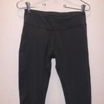 Black leggings gym yoga workout stretchy spandex side pockets Photo 1