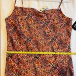 EXPRESS Printed Satin Cowl Neck Asymmetrical Hemi Maxi Slip Dress Size M Photo 6