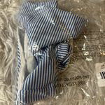 J.Crew  Striped Hipster Bikini Bottom Low Rise Moderate Coverage MED NWT Photo 3