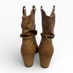 Charles Albert  Brown Western Cowboy Ankle Boots Vegan Leather Womens Size US 11 Photo 3