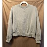 Varley  Crewneck Pullover Sweater Oversize Dark Sage Green Size XS Photo 4